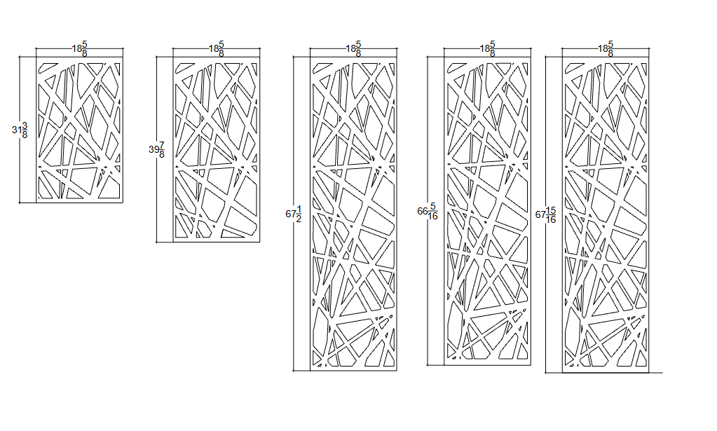 Paquetes de diseño DXF / files de corte láser