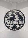 Dinosaur Nursery Name Sign