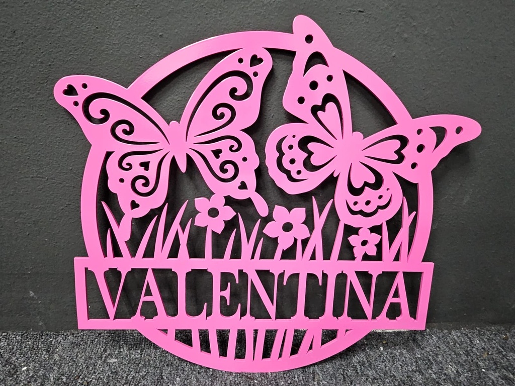 Butterfly Nursery Name Sign