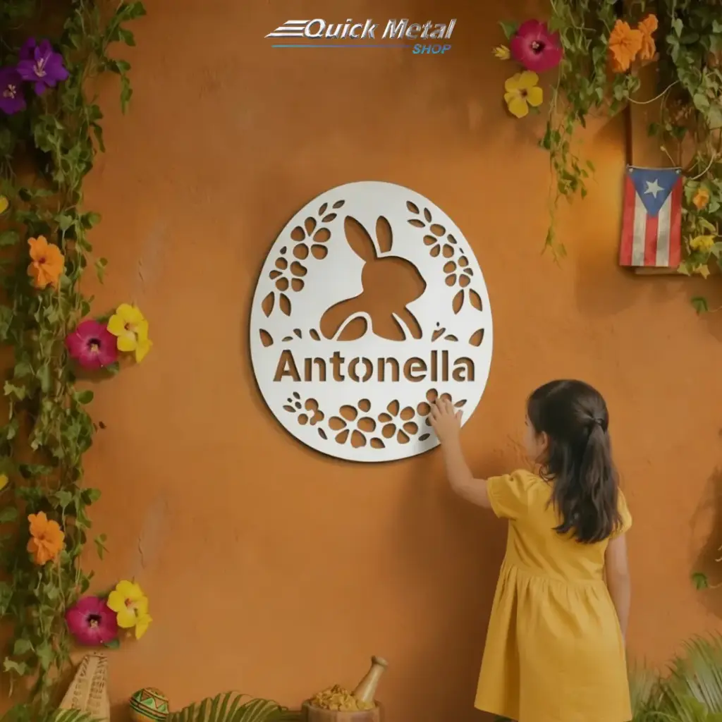 LW004-Bunnie- Custom Name Sign 
