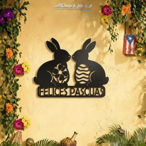 HD018 - Conejitos De Pascua- Custom Text